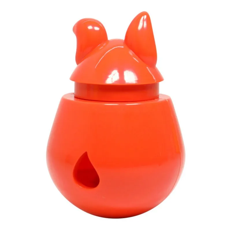 RO Прочная ABS игрушка для домашнего животного забавная головоломка игрушка укуса устойчивая тренировка IQ стакан Многофункциональная игрушка может утечки еды - Цвет: RO