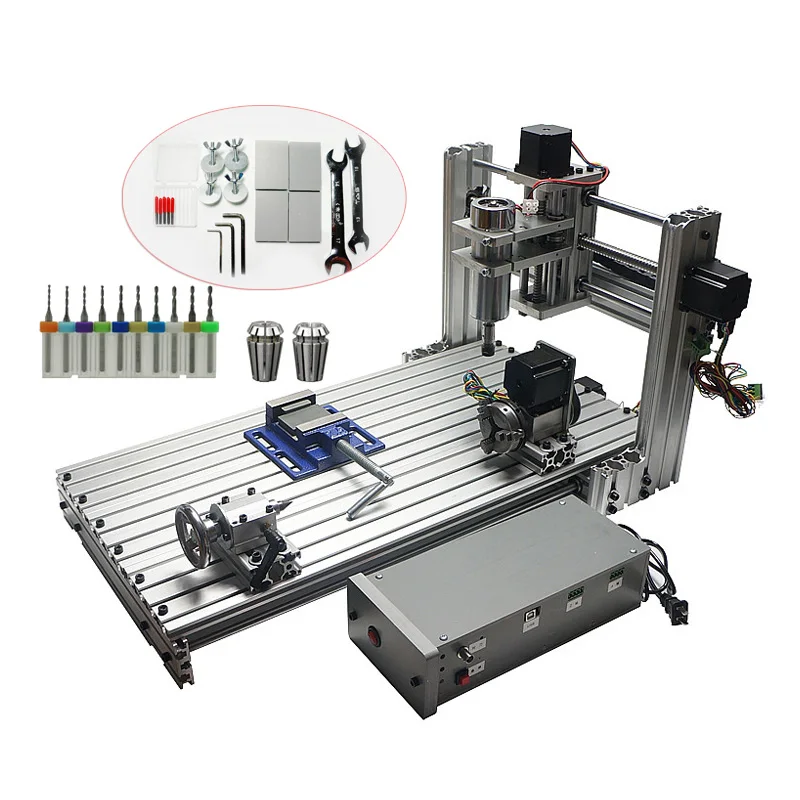 

CNC 3060 in Wood Routers Mini DIY3060 Milling Drilling Machine USB Port Mach3 Wood Aluminum Carving Machine CNC Router