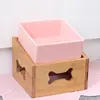 Square bowl set pink