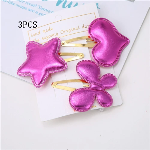 19-3pcs 10 шт./лот, аксессуары для волос с изображением Микки Мауса, блестящие заколки для волос для девочек, детские корейские заколки для волос - Цвет: 19-3pcs