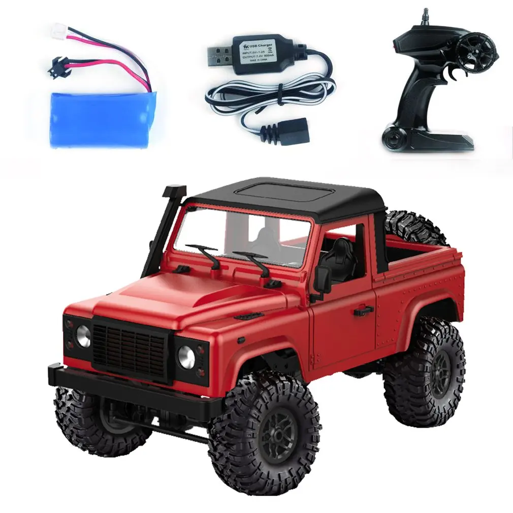 Red 1:12 MN-91 радиоуправляемая гусеничная машина 2,4G 4WD с дистанционным управлением большая ножка внедорожный гусеничный военный автомобиль модель RTR Дистанционное управление грузовик игрушки - Цвет: Red