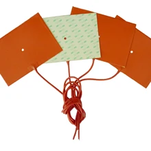 120V 400W 280*220 мм электрическая грелка из силиконового каучука с клейкой лентой 3M и 100 к термистор