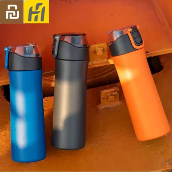 

Original Mijia Fun Home Sports Keep cold Stainless Steel Vacuum 24 Hours Flask Water Smart Thermos Single Hand for xiaomi home