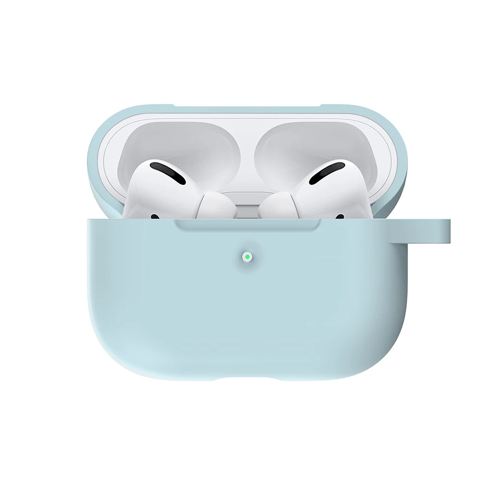Чехол для наушников AirPods Pro, силиконовый защитный чехол, аксессуары для AirPods, чехол для переноски с брелком