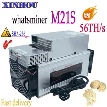 BTC МПБ Шахтер WhatsMiner M21S 56T с БП Asic шахтер лучше, чем M3 M20s Antminer S9 S9K S9j T9+ S17 T17 S15 T15 S11 T2T T3
