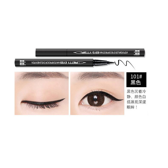Fast Dry Smooth Waterproof Eyeliner Pencils Eyes Brown Black Color Pigments Liquid Eye Liner Pen Make Up Tools