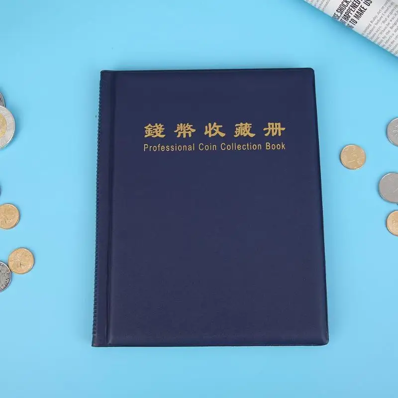 200 карманов Альбом для монет Коллекционная Книга Мини Пенни Монета Альбом для хранения книги коллекционные монетки держатели для коллекционеров подарки