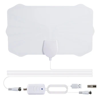 

Indoor 120 Miles HD Signal TV Antenna With Amplifier Signal Booster Radius Surf Fox DVB-T2 TV Aerial Support 1080p