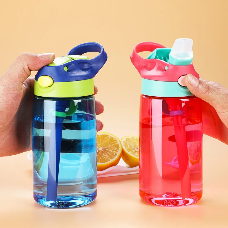 

Baby Glass Nursing Carriable Drink Glass Sub-Cup with Straw Summer Girls Cute Children Drink Glass Leakproof Water Bottle