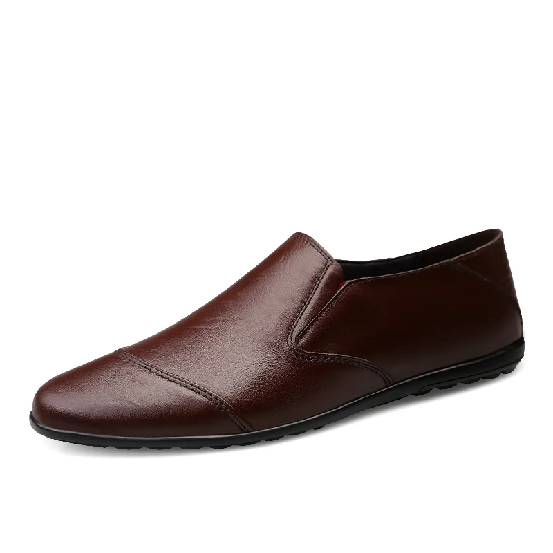 

2019 New Fashion Business Dress Men Shoes Classic Leather Men'S Suits Shoes Fashion Slip On Dress Shoes Men Oxfords #6004