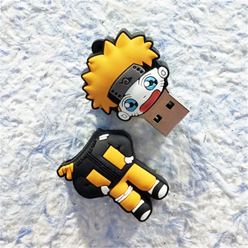 USB флеш-накопитель с героями мультфильмов Наруто, 4 ГБ, 8 ГБ, 16 ГБ, 32 ГБ, 64 ГБ, 128 ГБ, флеш-накопитель USB 2,0, флеш-карта памяти, подарки для мальчика
