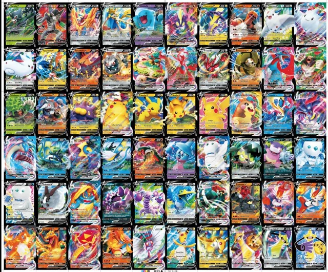 10/20pcs French Version Pokemon Cards V Gx Mega Tag Team Ex Game