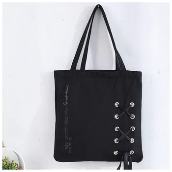 

Canvas Tote Print Lady Bag Casual Beach Tote Eco Shopping Bag Daily Items Collapsible Canvas Shoulder Bag Customizable*