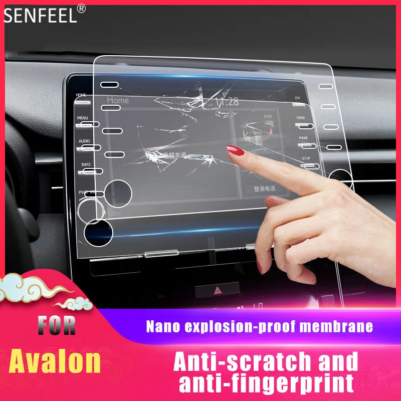 

For Toyota Avalon 2019 Car Protective Film Driving Dashboard HD Flexible Screen Protector Nano Film Interior Accessories