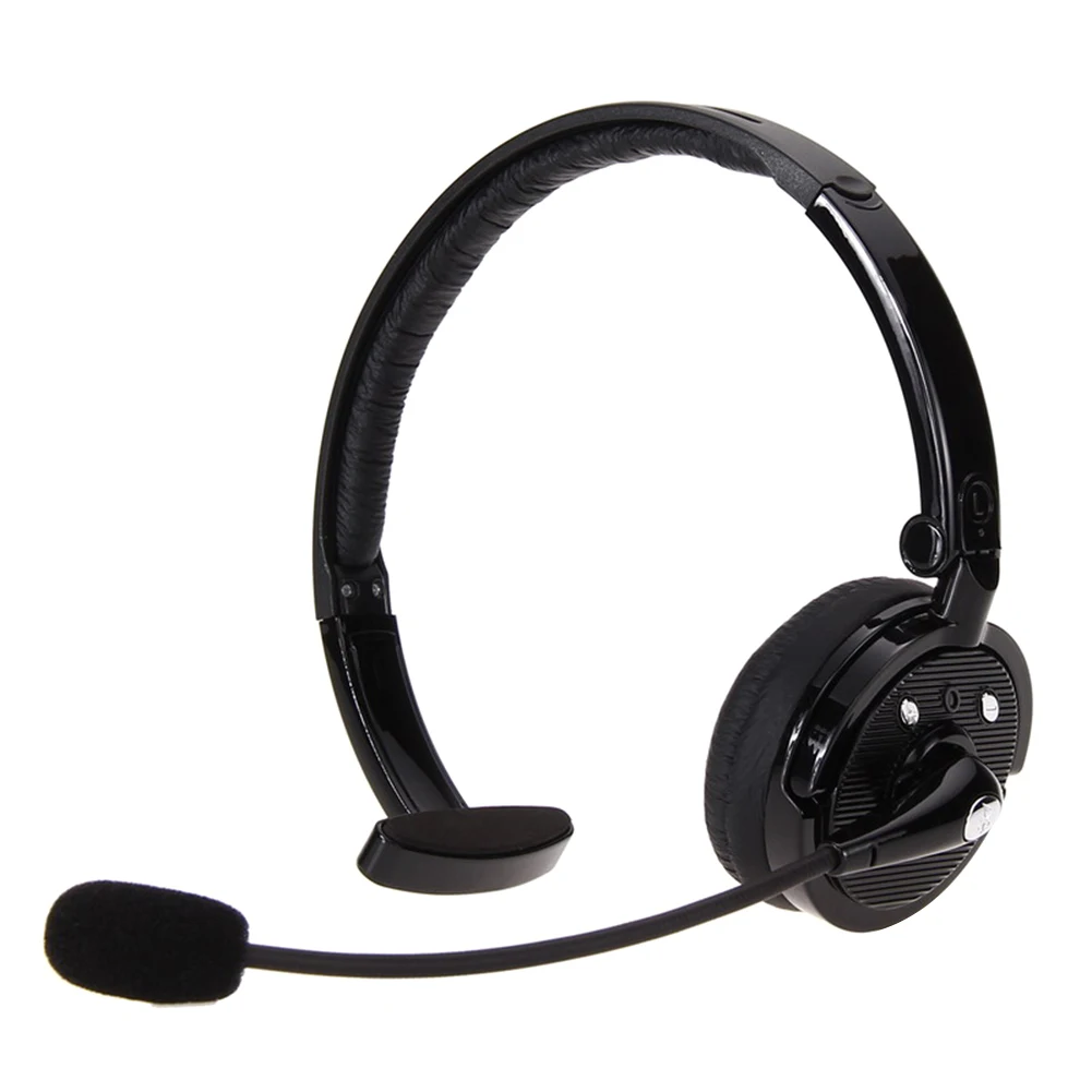 Bluetooth Headset Earphone Over Head Wireless For Sport Business Trucker Drivers LHB99