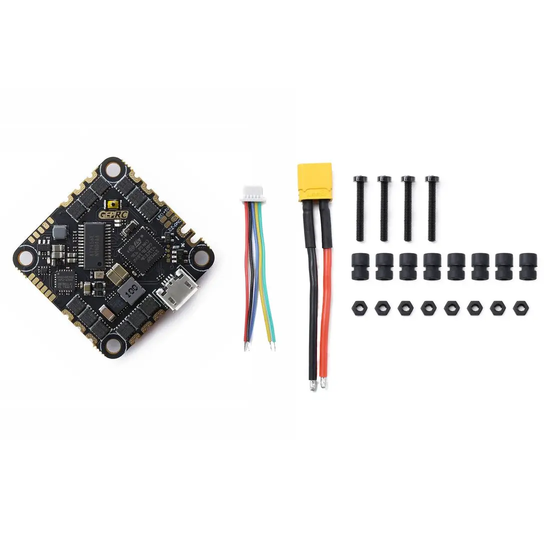 GEPRC GEP-20A-F4 AIO F4 Контроллер полета 20A Blheli S 4в1 ESC Поддержка 2-4S батарея для RC DIY FPV гоночный Дрон зубочистка Bwhoop