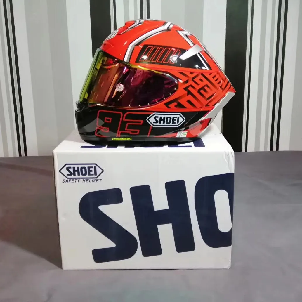 US $170.52 Motorcycle Full Face Helmet X14 Red 93 Motorcycle Helmet Riding Motocross Racing Motobike Helmet