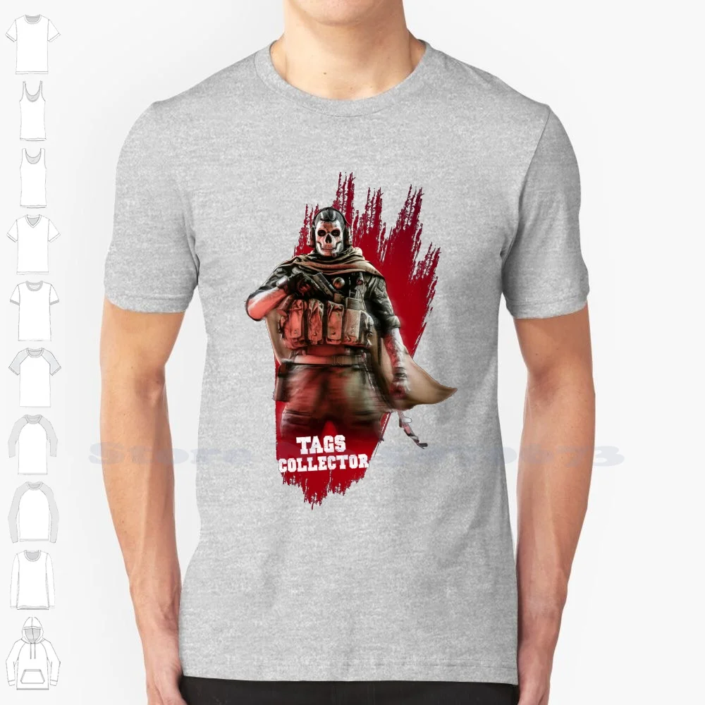 Tag Collector Maglietta Bianca Nera Per Uomo Donna Tag Collettore Tag Collettore Mw Mw Warzone Guerra Moderna Guerra Moderna