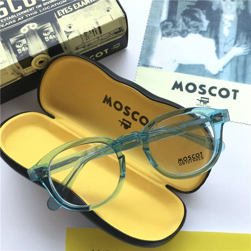 

Top Quality Optical Glasses Frame Men Women Johnny Depp Glasses Fashion Brand Vintage Colour Acetate Eyeglasses Frame with box