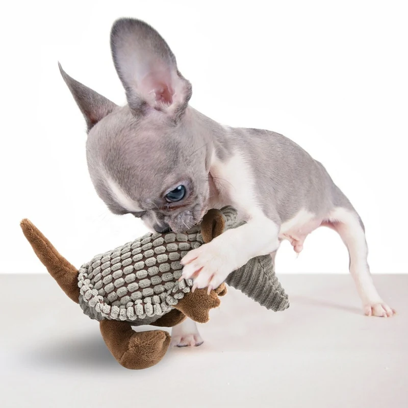 Детские плюшевые Мультяшные милые игрушки Armadillo пискучие интерактивное игровое