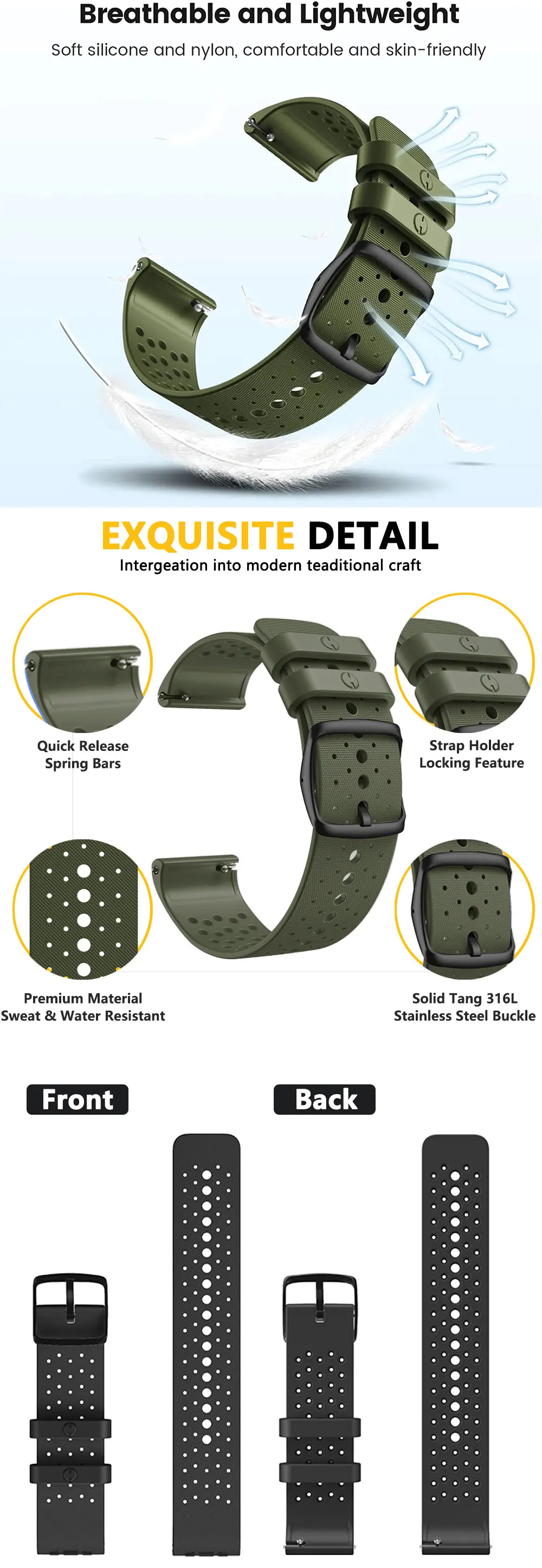 Official Smartwatch Bracelet For Polar Vantage M Silicone Straps Wristband Band Replacement Belt Easyfit Wristwatch Accessories