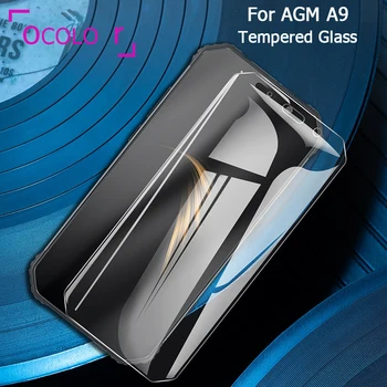 Перейти на Алиэкспресс и купить Ocolor для AGM A9 стальная пленка из закаленного стекла Защитная сменная Защитная пленка для экрана AGM A9 стеклянная пленка 5,9 ''аксессуары для теле...