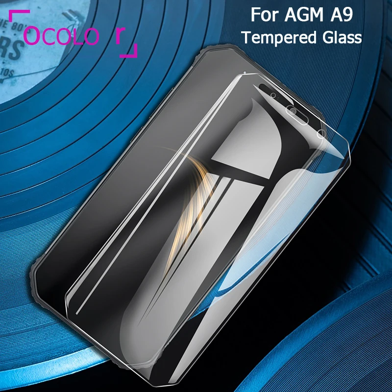 Защитная пленка из закаленного стекла ocolor для AGM A9 экрана аксессуары телефонов 5 9