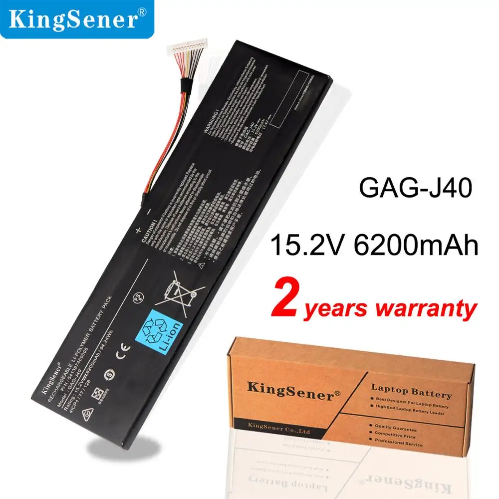 Аккумулятор KingSener для ноутбука Gigabyte Aorus X7 Dt V7 V8 V6 Aero 15 14 W CF2 15x15w P64WV6|Аккумуляторы