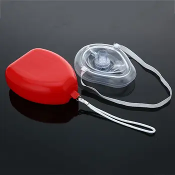 

First Aid Mouth Breathe CPR Mask Face Shield One Way Valve Resuscitator