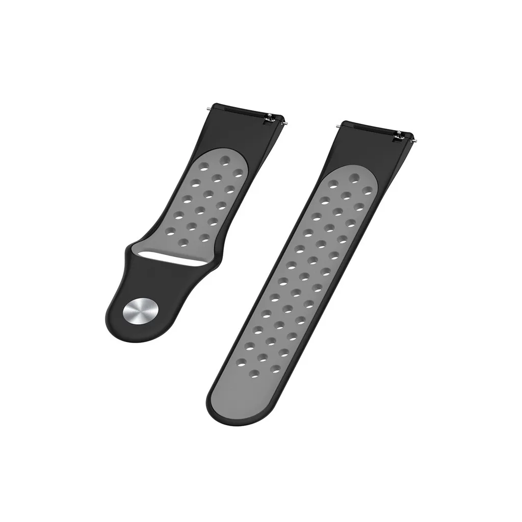 Ouhaobin 23 мм спортивный ремешок сменный ремешок для fitbit Versa 2 дышащий полый сменный ремешок для смарт-часов 923#2