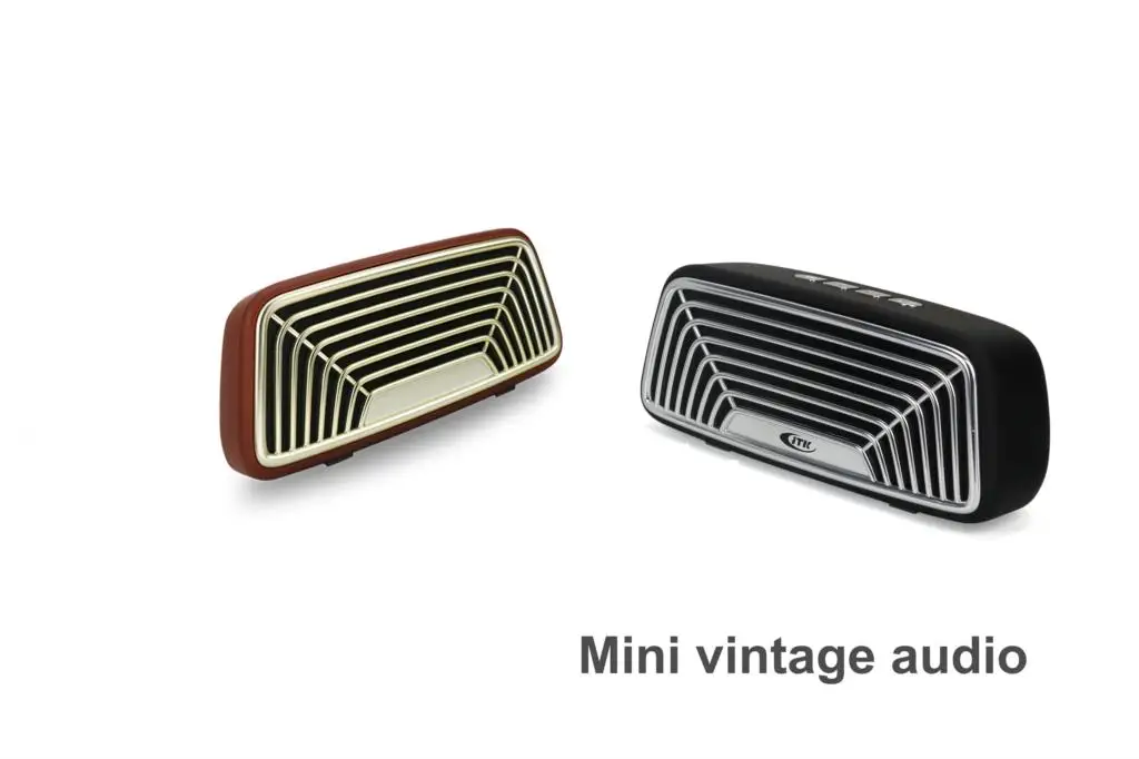 Bluetooth портативный винтажный Мини Bluetooth тяжелый стерео с USB/SD/FM/