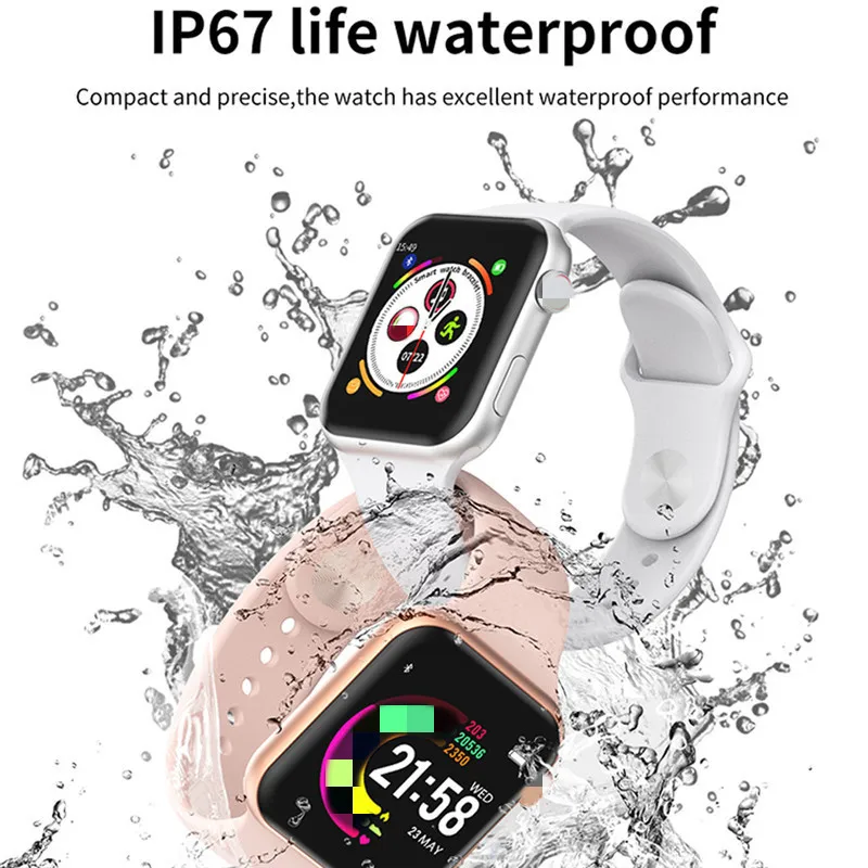  F10 Bluetooth Smart Watch ECG Heart Rate Monitor iwo 8 lite Smartwatch for Android Apple xiaomi ban - 4000233058609