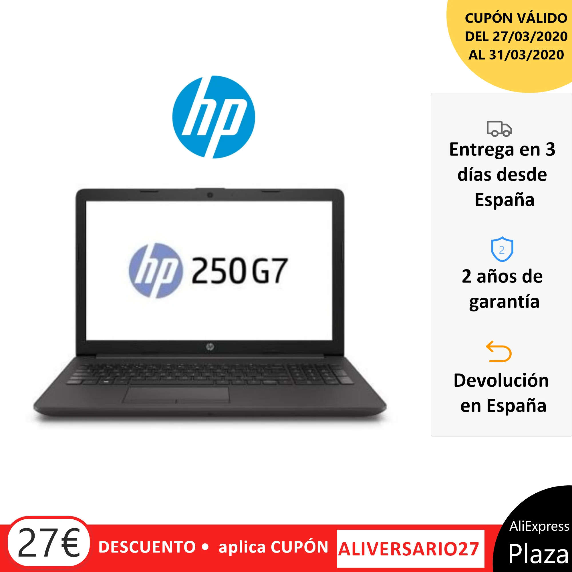Portátil HP 250 G7 Portátil HP 250 G7