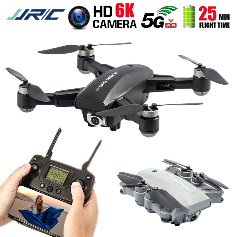 JJRC X16 Дрон GPS 6K камера HD 5G Wi-Fi FPV оптическая подача бесщеточный складной
