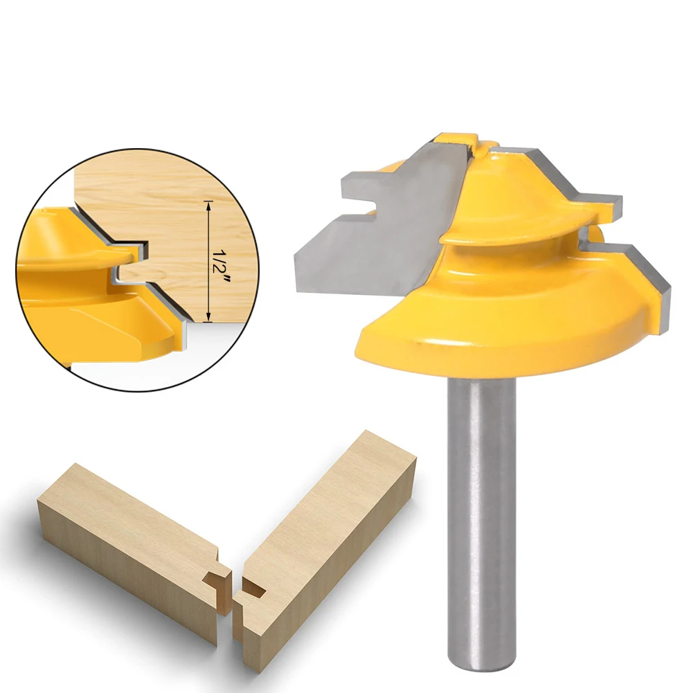 45 Degree Tenon Knife Straight Jigsaw 90 1/4*1-3/8 Woodworking Milling Cutter | Инструменты