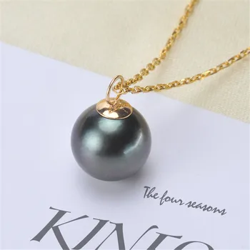 

18karat gold pendant clasp connector,bead caps with peg for half drilled beads pendant necklace diy no pearl no chain
