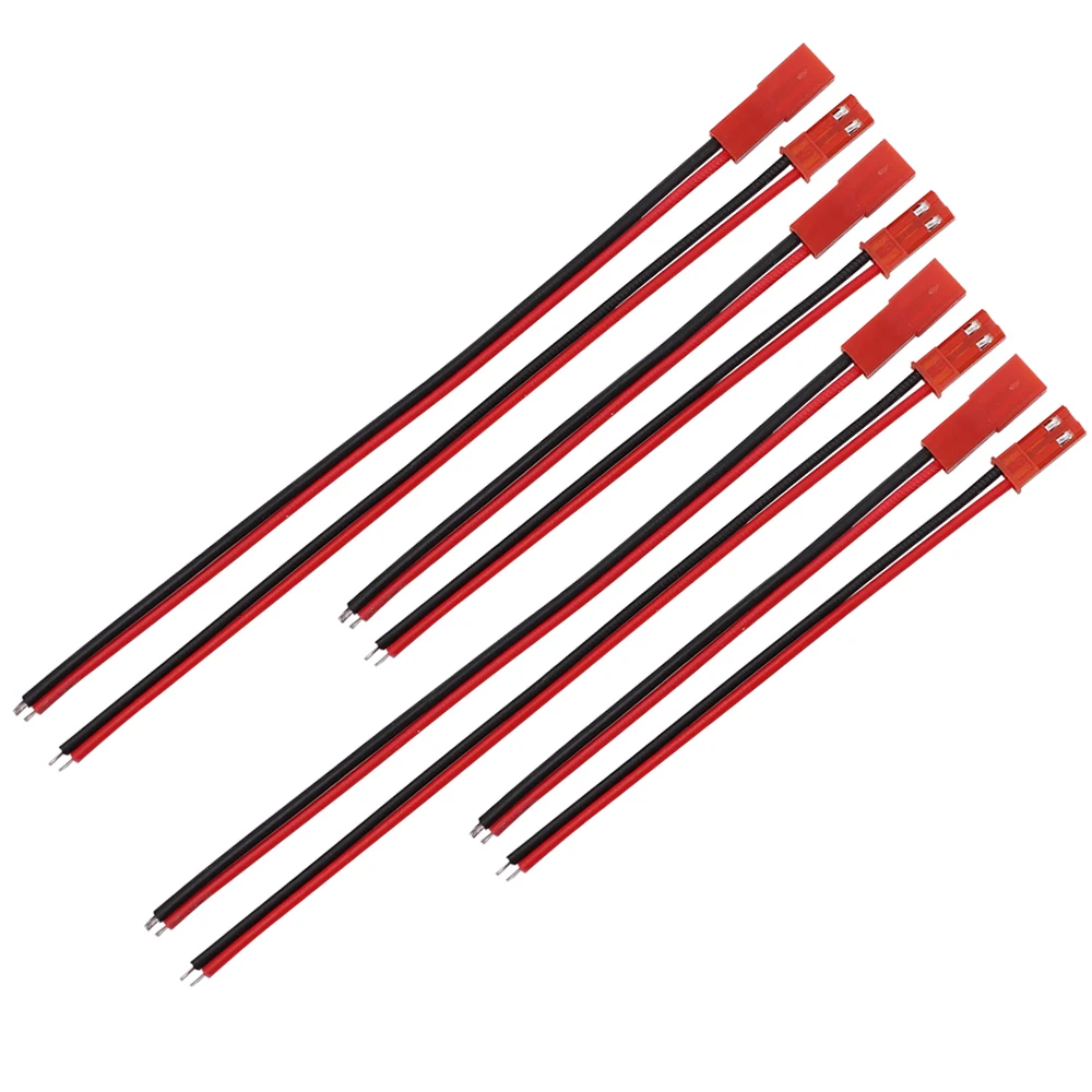 10Pairs 100/150mm 2 Pin JST Connector Plug Cable 2*10cm 15cm Male/Female for RC Battery Terminals | Лампы и освещение
