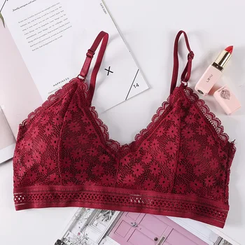 

Push Up Bras For Women Underwear Lingerie Wire Free Bralette Seamless Brassiere Sexy Lace Bra Soutien Gorge Femme