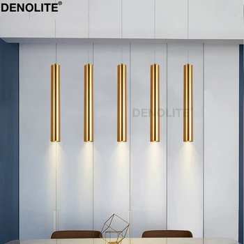 

High Gloss Gold/Silver/Rose-gold Round Aluminum Led Pendant Light In Height Of 28/48/60/68/80/100CM Adjustable Wire AC110-240V