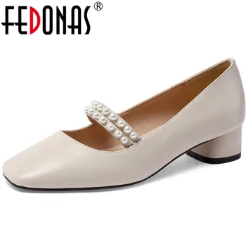

FEDONAS Women Platforms Genuine Working Shoes Casual Shoes Spring Summer Rhinestone New Arrival 2020 Fashion Shoes Woman