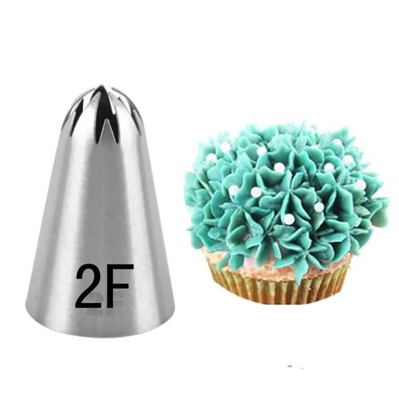 #1M#2D#2F Cake Tips Set Cream Decoration Icing Piping Pastry Nozzles Cupcake Decorating Tool Bakeware Cake Baking Tools Metal