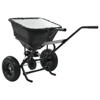 

All-Purpose Broadcast Spreader Garden Seeder, Salt Spreader Walk-Behind Broadcast Spreader