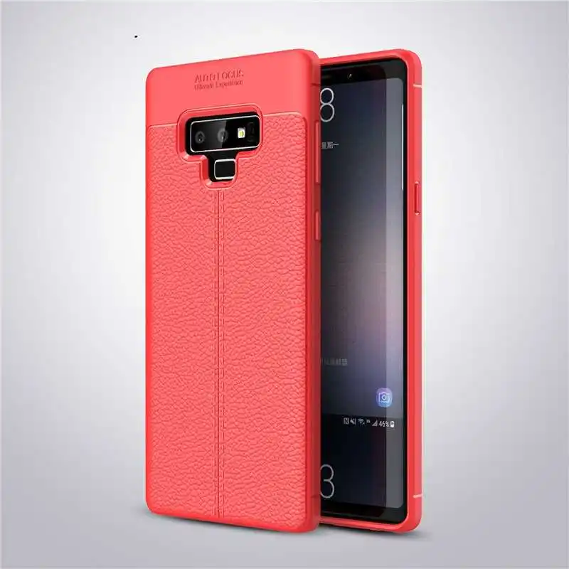 Mokoemi Личи шаблон Ударопрочный Мягкий 6," для samsung Galaxy Note 9 чехол для samsung Galaxy Note 9 Note9 чехол для сотового телефона - Цвет: Red