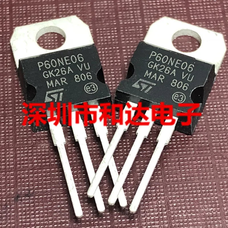 5 шт. P60NE06 STP60NE06 TO-220