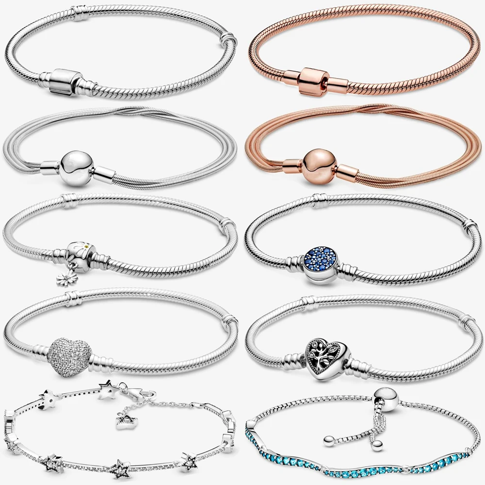 Bracciale WEITING Con Chiusura A Conchiglia Serpente - Design A Cuore, 19 Cm, Romantico E Carino - Gioiello Fai Da Te Per Donne, Regalo Per San Valentino