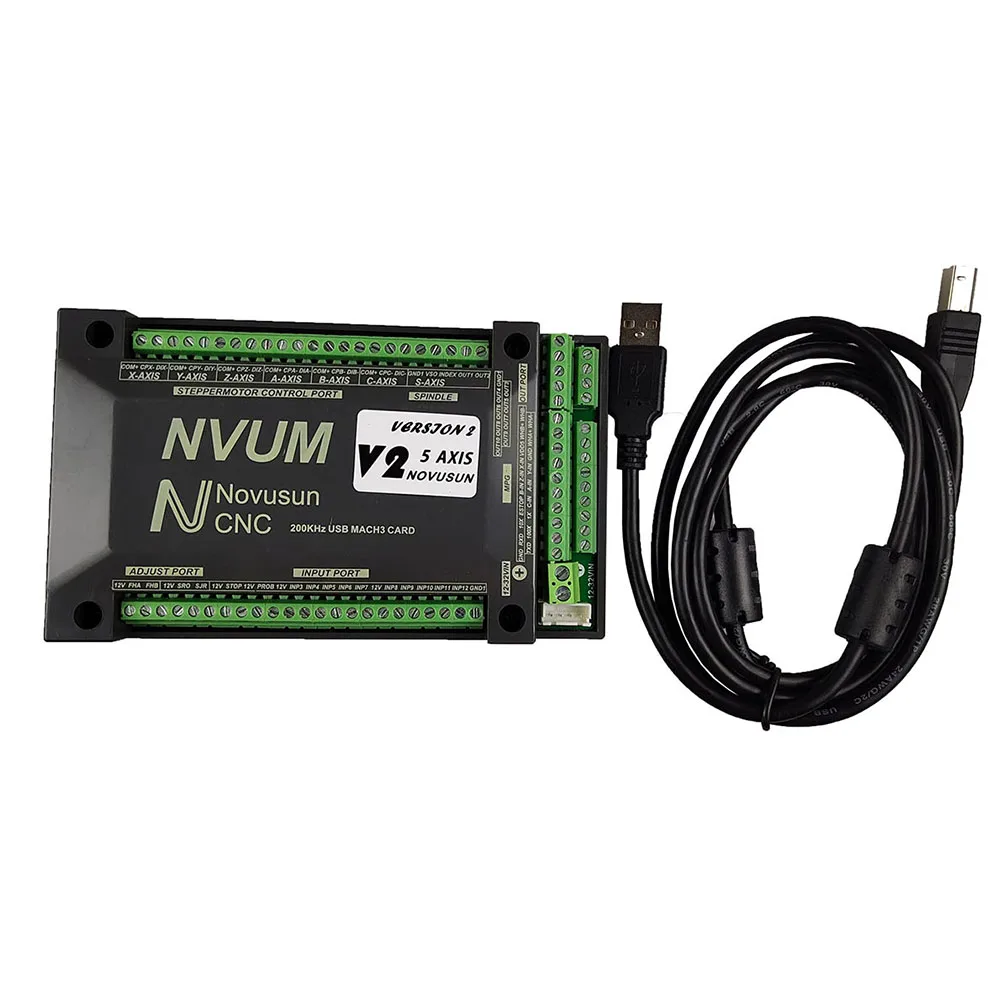 NVUM 6-axis Mach3 USB карты 200 кГц ЧПУ Маршрутизатор 3 4 6 осей управления движением филиал