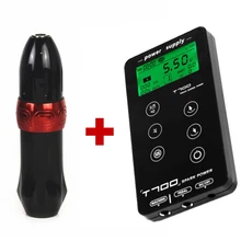 Профессиональная ротационная машинка для татуировки, японский мотор для тату-лайнера, шейдерный набор для татуировки, ЖК-Мини оборудование для питания, поставки