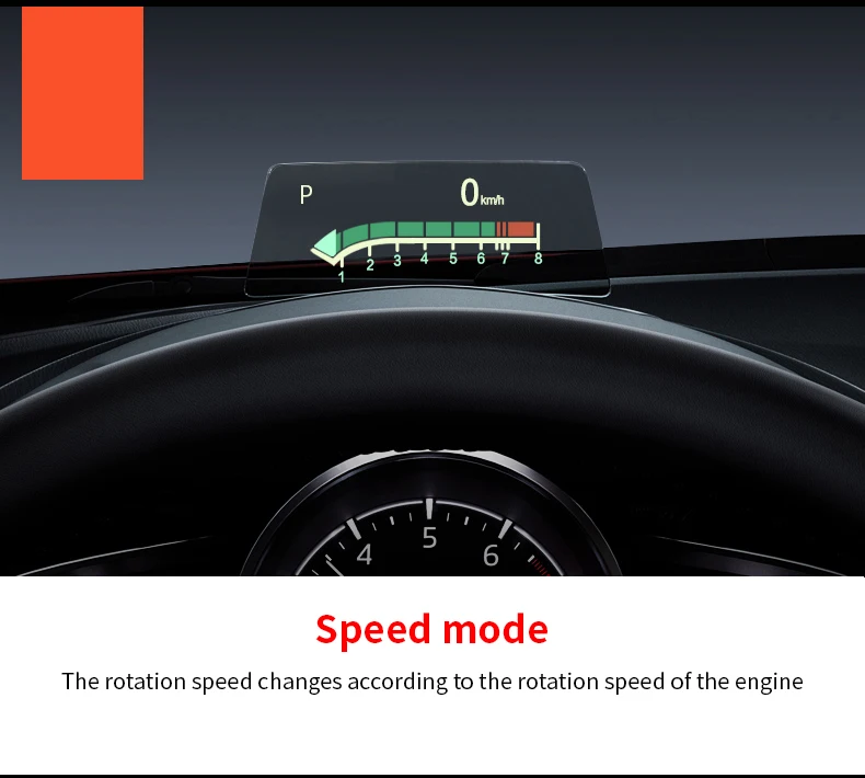 Для Mazda Axela HUD Дисплей система многофункциональный специальный автомобиль специальное использование превышение скорости предупреждение охранная сигнализация