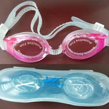 Для мужчин и женщин гладкие очки для плавания из стекла в штучной упаковке водонепроницаемые противотуманные очки для плавания с ушной затычкой