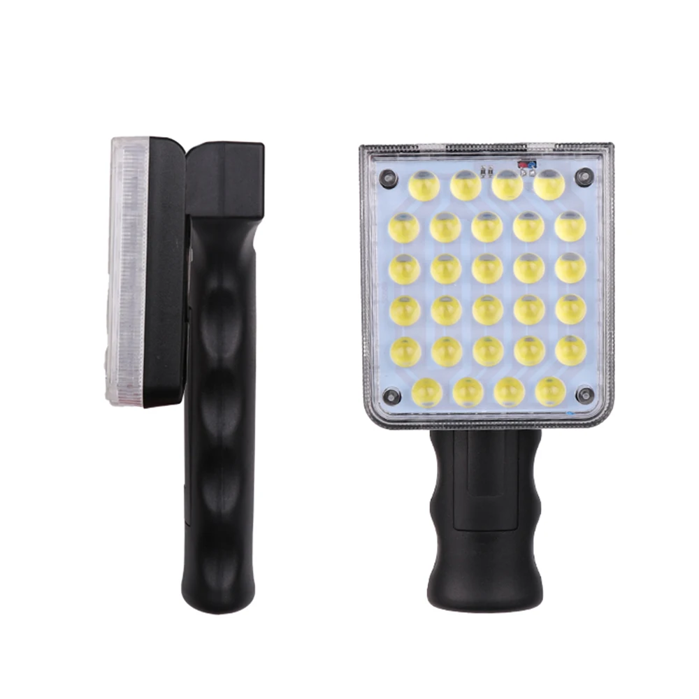 28 LEDs Super Bright Work Light USB Rechargeable Portable Hand Held Work Lamp with HangingHook,Flood Light for Camping,Repairing